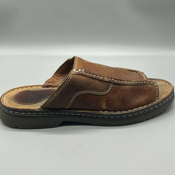 VINTAGE Dr. Martens 8620 Slides Mens 11 Leather Boho Hippie Classic Sandals