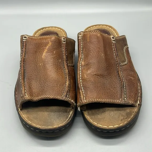 VINTAGE Dr. Martens 8620 Slides Mens 11 Leather Boho Hippie Classic Sandals