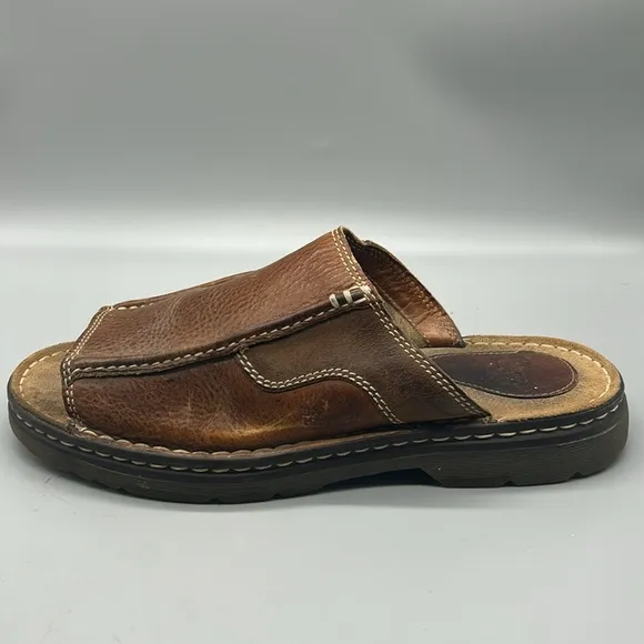 VINTAGE Dr. Martens 8620 Slides Mens 11 Leather Boho Hippie Classic Sandals