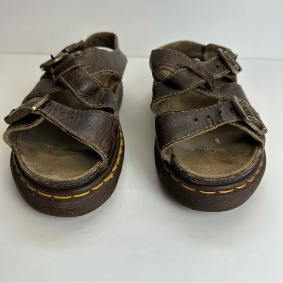 Vintage Dr Martens Sandals Women's 6 Shoes Chunky Fisherman Platform 90s Y2K