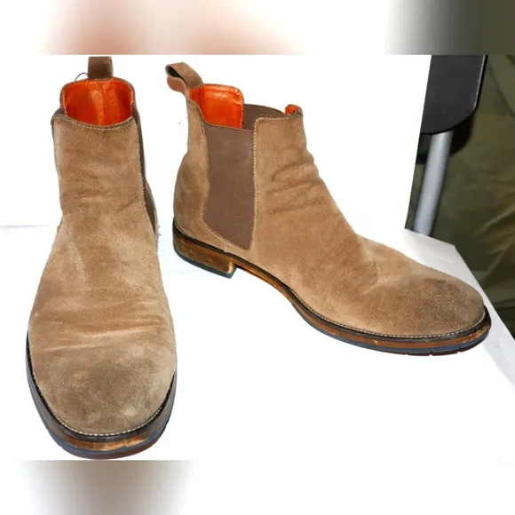 Vintage FoundryEvans Chelsea Boots Taupe