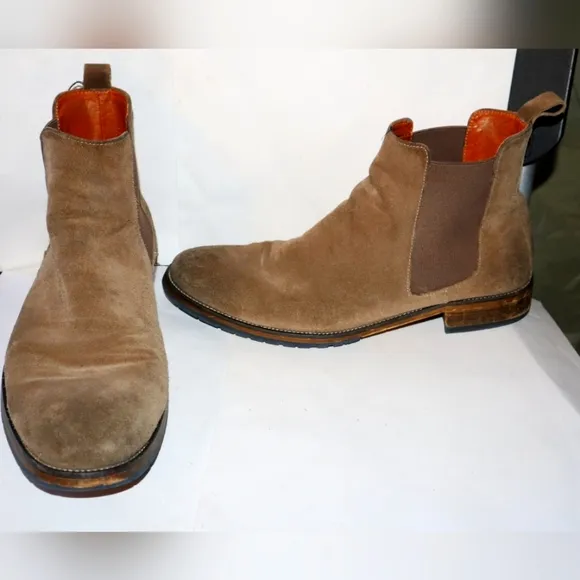 Vintage FoundryEvans Chelsea Boots Taupe