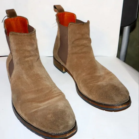 Vintage FoundryEvans Chelsea Boots Taupe