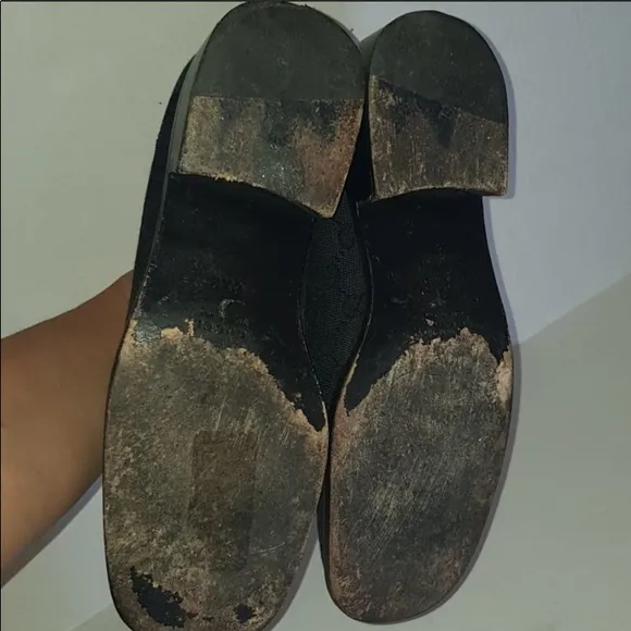 Vintage Gucci GG canvas loafers