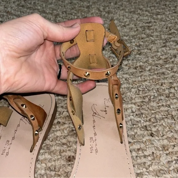 Vintage Havana Cherie embroidered leather sandals