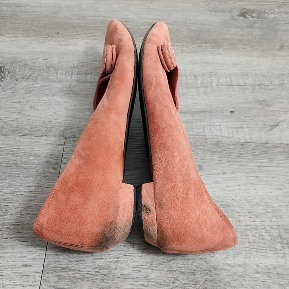 Vintage Prada Suede PointyToe Flats