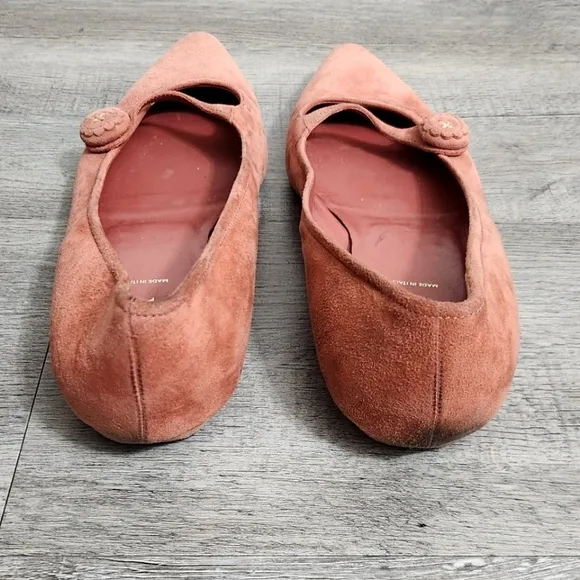 Vintage Prada Suede PointyToe Flats
