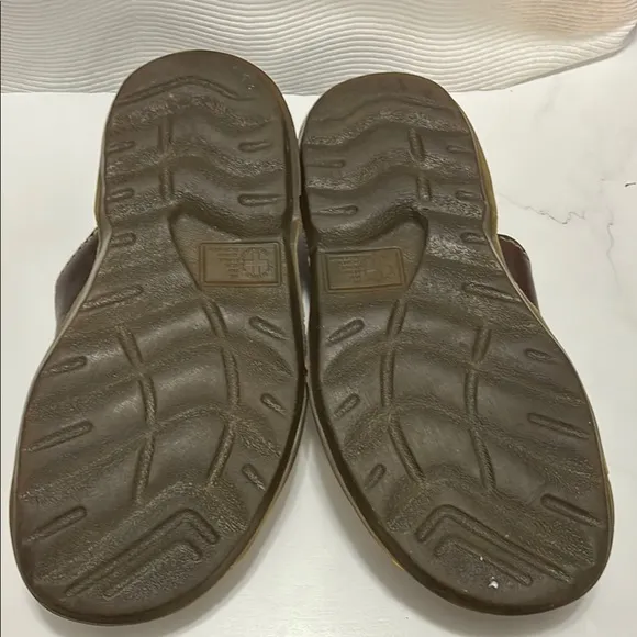 Vintage rare Dr. Martens Brown Leather Sandals