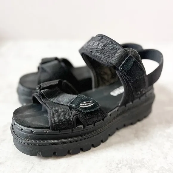 Vintage Skechers Sandals Rare 90s Sporty Spice Chunky Platform Jammers 8 Tough