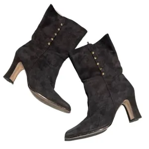 VINTAGE BELLINI BOOTS~EXOTIC ~SIDE ZIP CLOSURE Size 7B B46