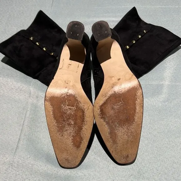 VINTAGE BELLINI BOOTS~EXOTIC ~SIDE ZIP CLOSURE Size 7B B46