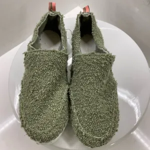 Vionic Beach Malibu Casual Women’s Size 7 Slip On Sneakers Green Boucle