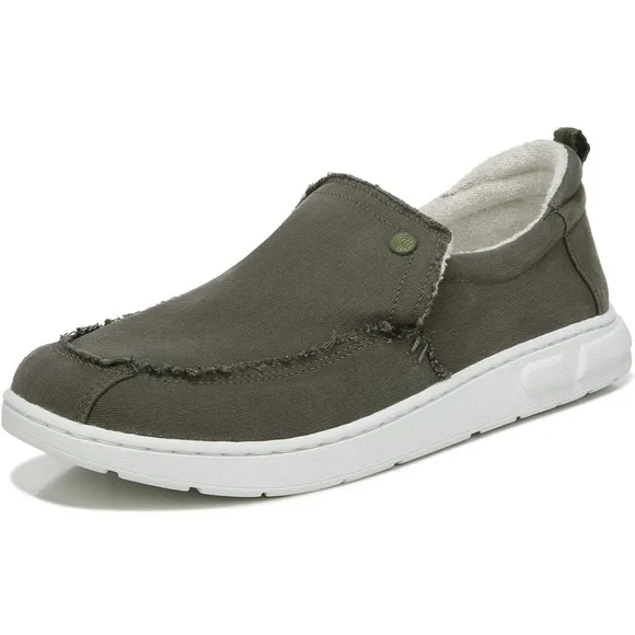 Vionic Beach Seaview Casual Men’s Slip On Canvas Sneakers Sz 9