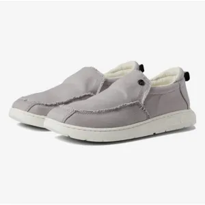 Vionic Beach Seaview Light Gray Canvas Loafer Mens Size 8 Medium