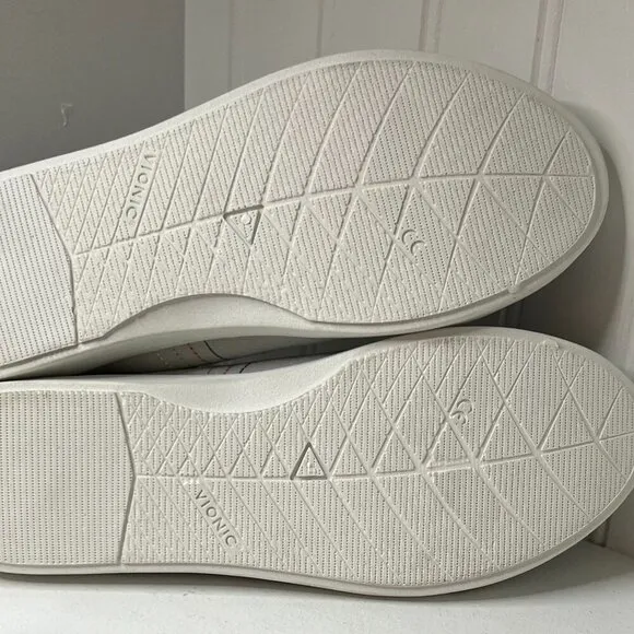 Vionic Beach Wms Stinson Padded Insole Lace Up Casual Sneakers Size 8.5