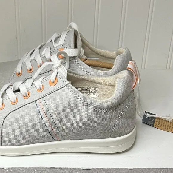 Vionic Beach Wms Stinson Padded Insole Lace Up Casual Sneakers Size 8.5