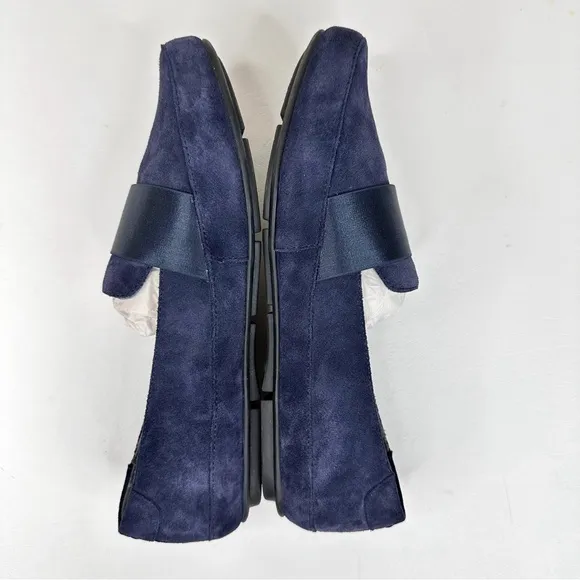 Vionic NEW Bridget Loafers Blue Suede Flats SZ 9.5