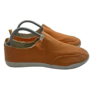 Vionic Shoes Women’s Sz 8.5 Peach Malibu Beach Canvas Slip On Loafers Sneakers