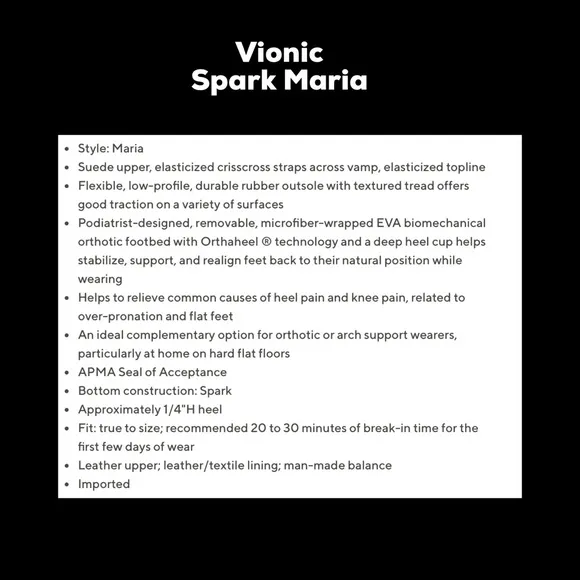 Vionic Suede Flats - Spark Maria Toffee Size 9W NIB