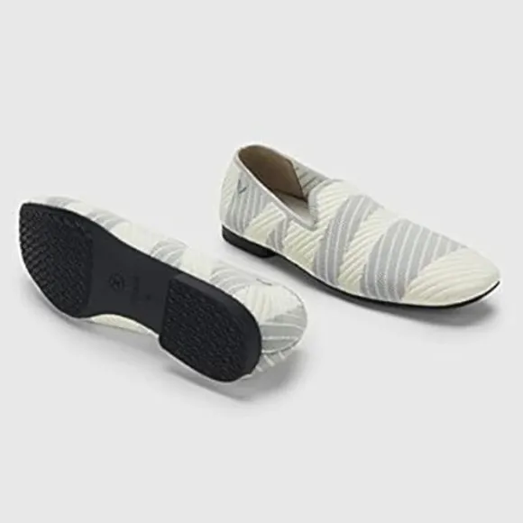 VIVAIA Knit Pointed-Toe Comfortable Slip-On Loafers Shoes EU/38 US/7,7.5