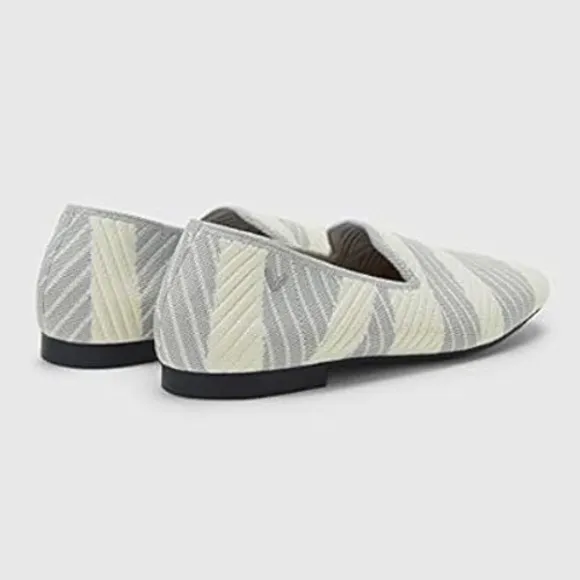 VIVAIA Knit Pointed-Toe Comfortable Slip-On Loafers Shoes EU/38 US/7,7.5