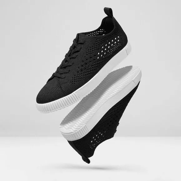 VIVAIA Round-Toe Perforated Sneakers (For Him and‎ Her) EU39 US8