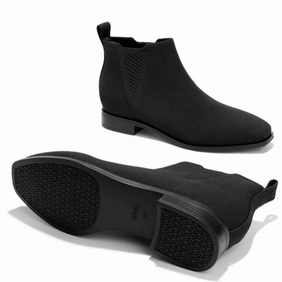 Vivaia Women’s Ryan Boots Sz 42 Black Slip On Boots