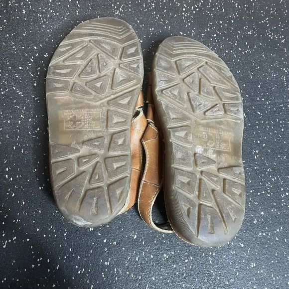 Vtg Dr Doc Martens Leather Fisherman Chunky Sandal Sz 13 England Y2K 90s Mens