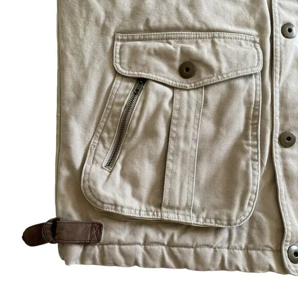 VTG Jonathan Stone Barn Chore Coat M Sherpa Corduroy Canvas Utility Street Farm