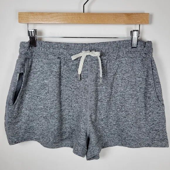 Vuori Grey Heather Boyfriend Shorts Medium