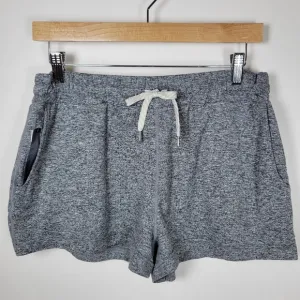 Vuori Grey Heather Boyfriend Shorts Medium