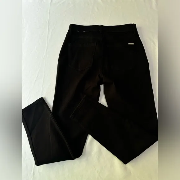 WHBM Sculpt Skinny Jean Black Ankle NWOT Sz 2 Studded Pocket