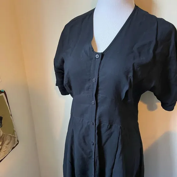Whistles NAYA BUTTON DETAIL DRESS, size 8