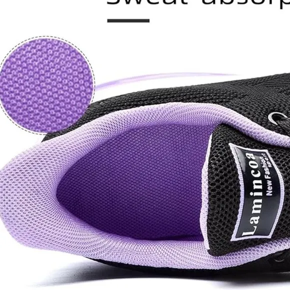 Wide width women's sneakers