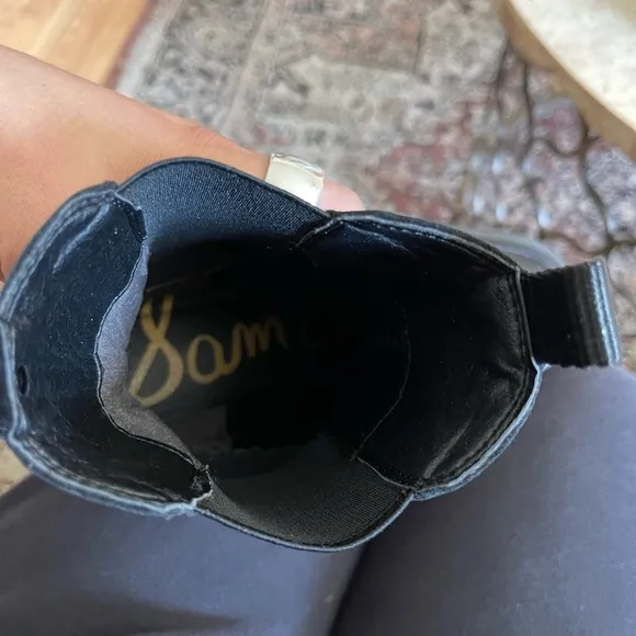 Women Sam Edelman Black Women's Chelsea Boots