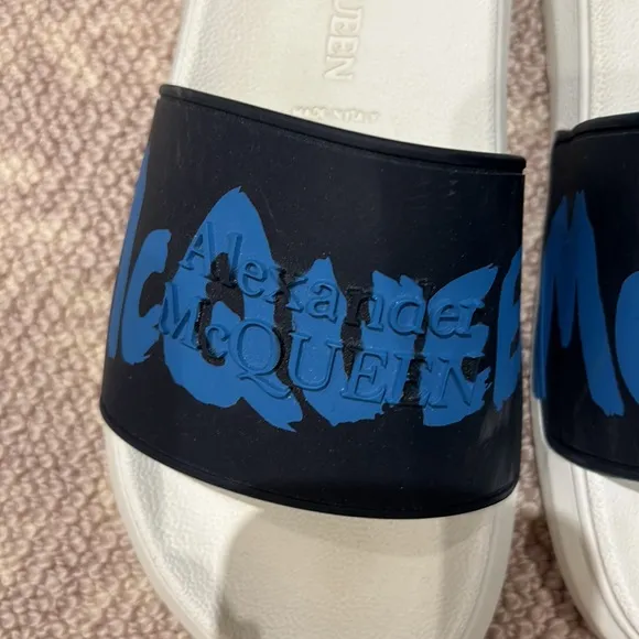Women’s Alexander McQueen Rubber Pool Slides