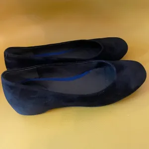 Women’s CAMPER Black Brushed Suede Round Toe Flats Sz EU 40 US 10 EUC