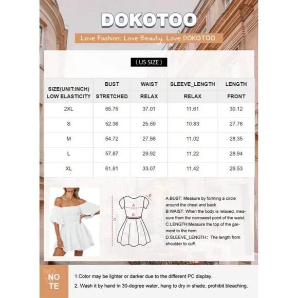 Womens Off The Shoulder Summer Dresses Short Lantern Sleeve Ruffle Mini Dress