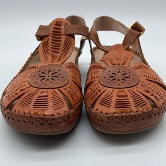Women's Pikolino Puerto Vallarta Leather Sandals size 38 like new