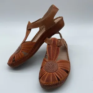 Women's Pikolino Puerto Vallarta Leather Sandals size 38 like new