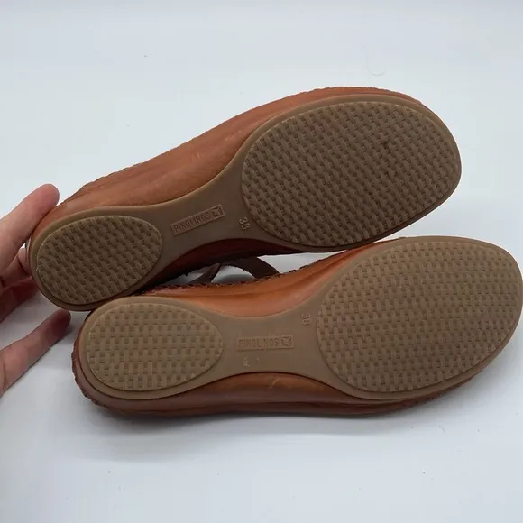 Women's Pikolino Puerto Vallarta Leather Sandals size 38 like new
