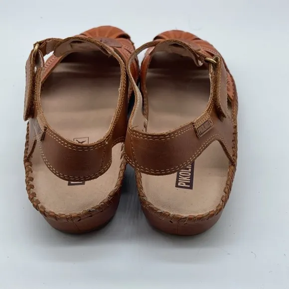 Women's Pikolino Puerto Vallarta Leather Sandals size 38 like new