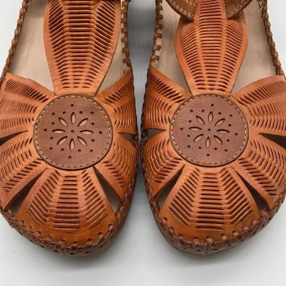 Women's Pikolino Puerto Vallarta Leather Sandals size 38 like new