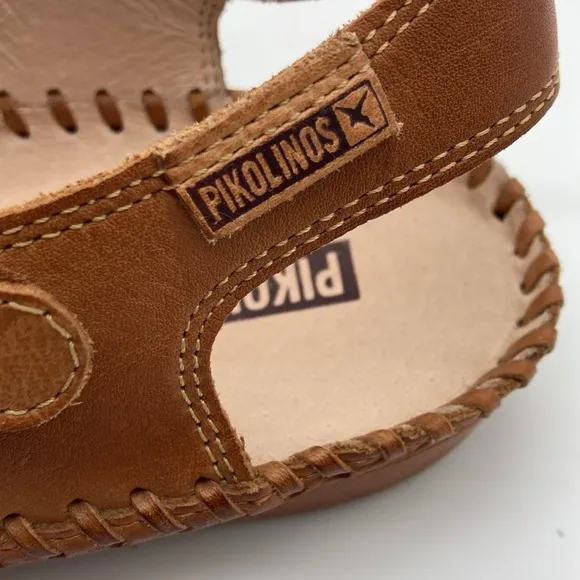 Women's Pikolino Puerto Vallarta Leather Sandals size 38 like new