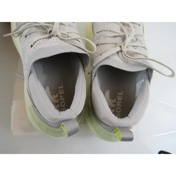 Women's Sorel Explorer Blitz Stride Lace Up Sneakers Dark Stone Size 8.5