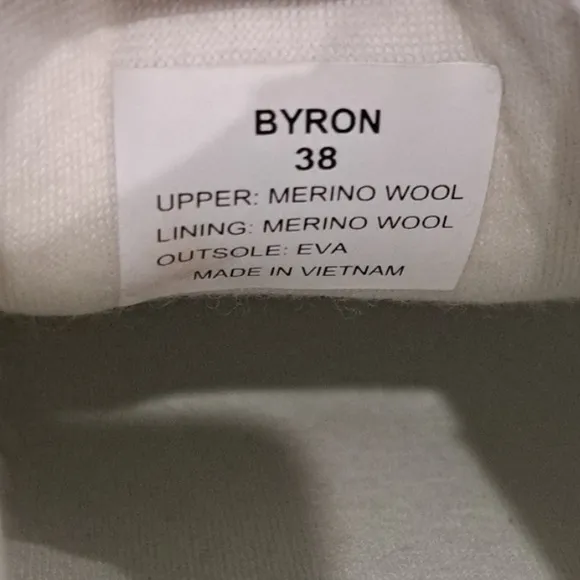 Woolloomooloo Byron Floral Wool Slip-On Sneakers Hoffman Collab in Indah Ecru