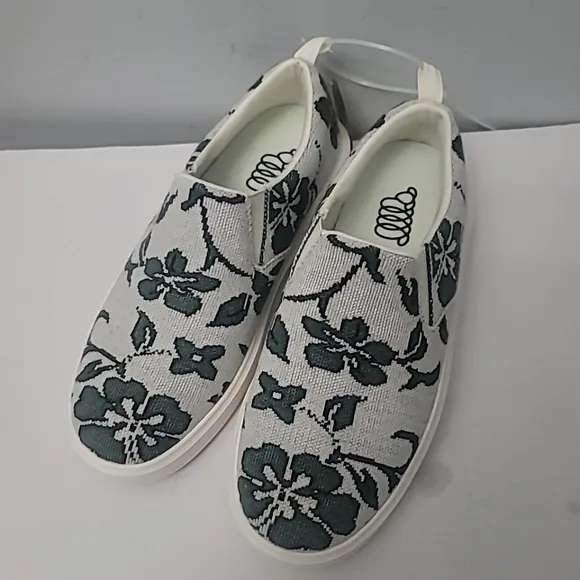 Woolloomooloo Byron Floral Wool Slip-On Sneakers