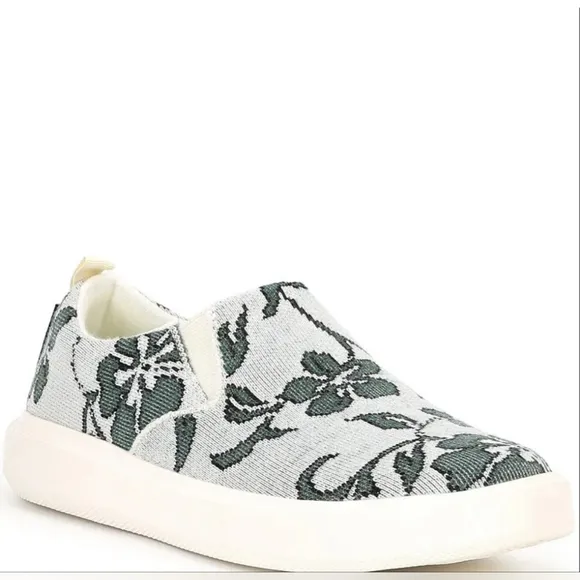 Woolloomooloo Byron Floral Wool Slip-On Sneakers