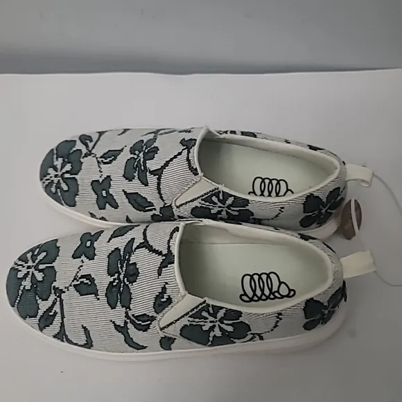 Woolloomooloo Byron Floral Wool Slip-On Sneakers