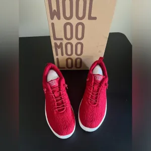 Woolloomooloo red Merino Wool Sneaker